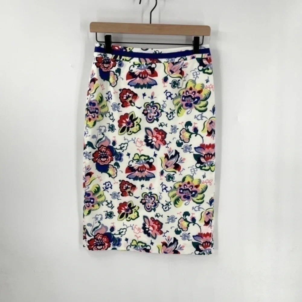Boden White Floral Pencil Skirt - Picture 12 of 12